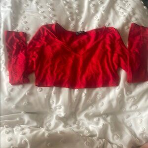 SHEIN Red Crop Top